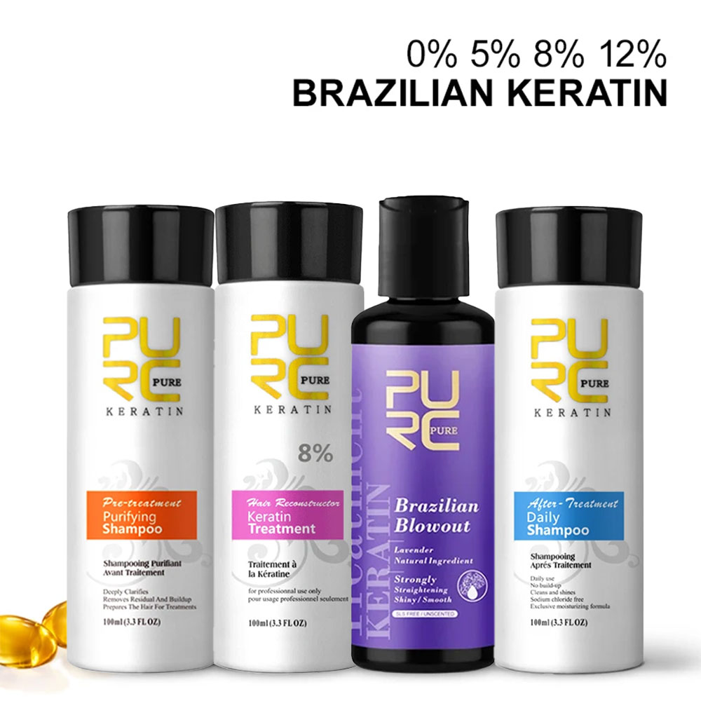 Hair Care Keratin Shampoo - PURC traitement à la kératine shampooing
