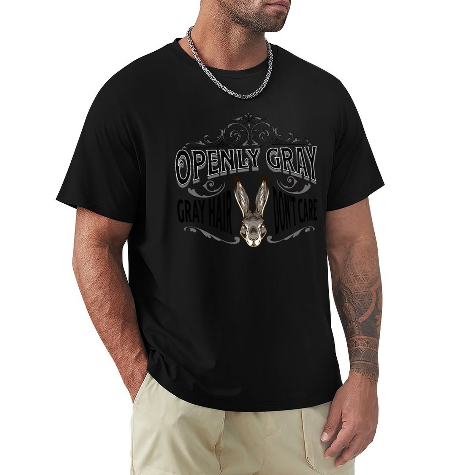 Hair Care Illustration - T-shirt décontracté d'été à coupe ample