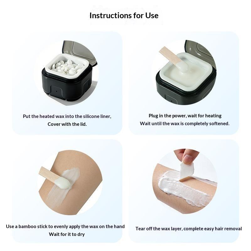 Hair Care Clinic - Mini chauffe-cire avec bol en silicone