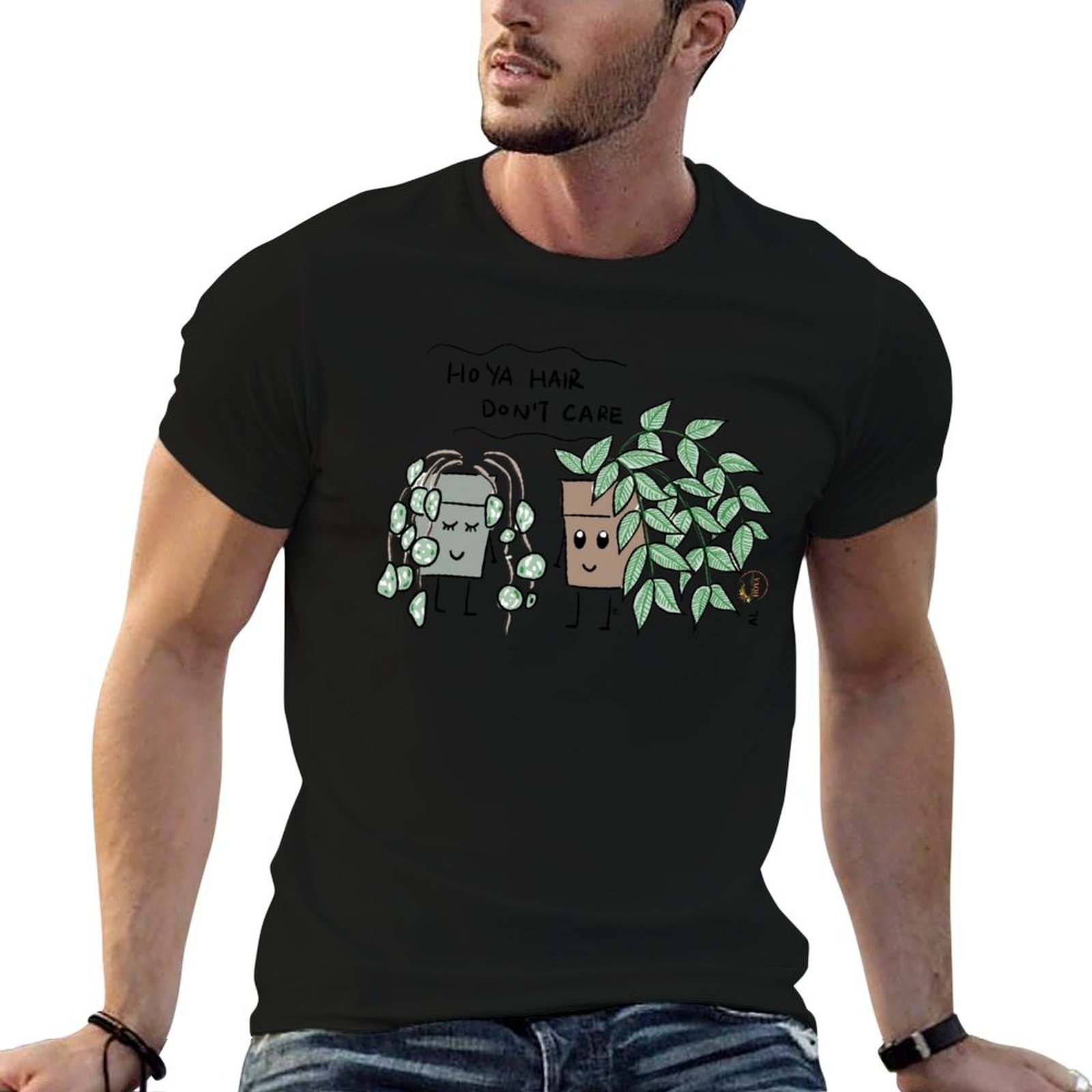 Hair Care Illustration - Hoya Hair, Don't Care, illustration mignonne