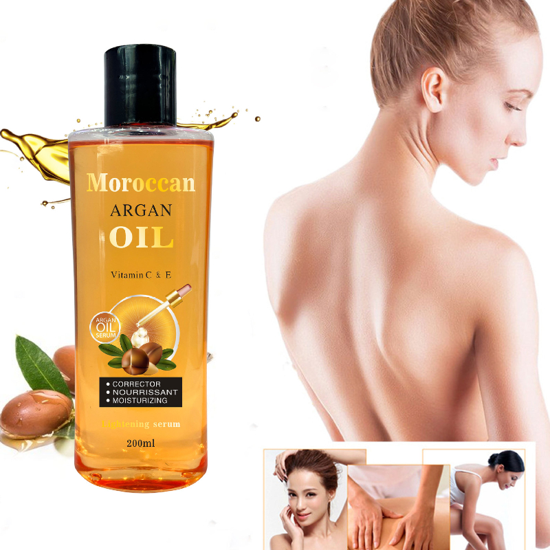 Hair Care Vegetables - Huile d'argan marocaine pour le visage,