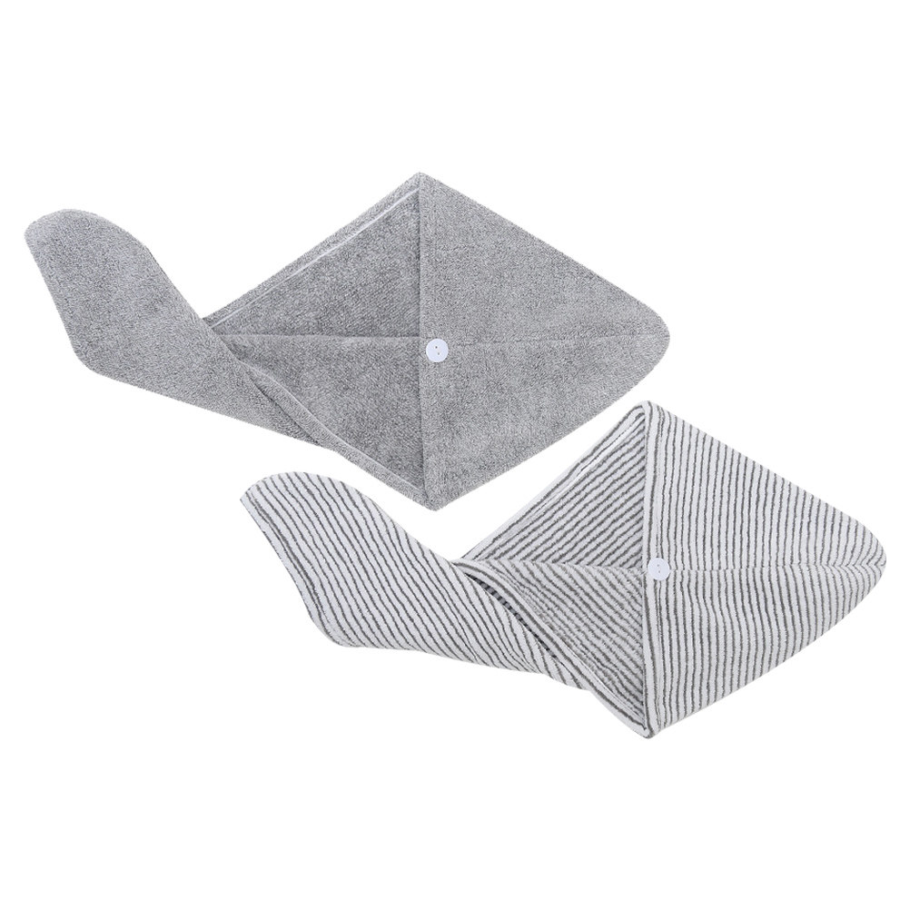 Hair Care Journey - Lot de 2 bonnets de séchage