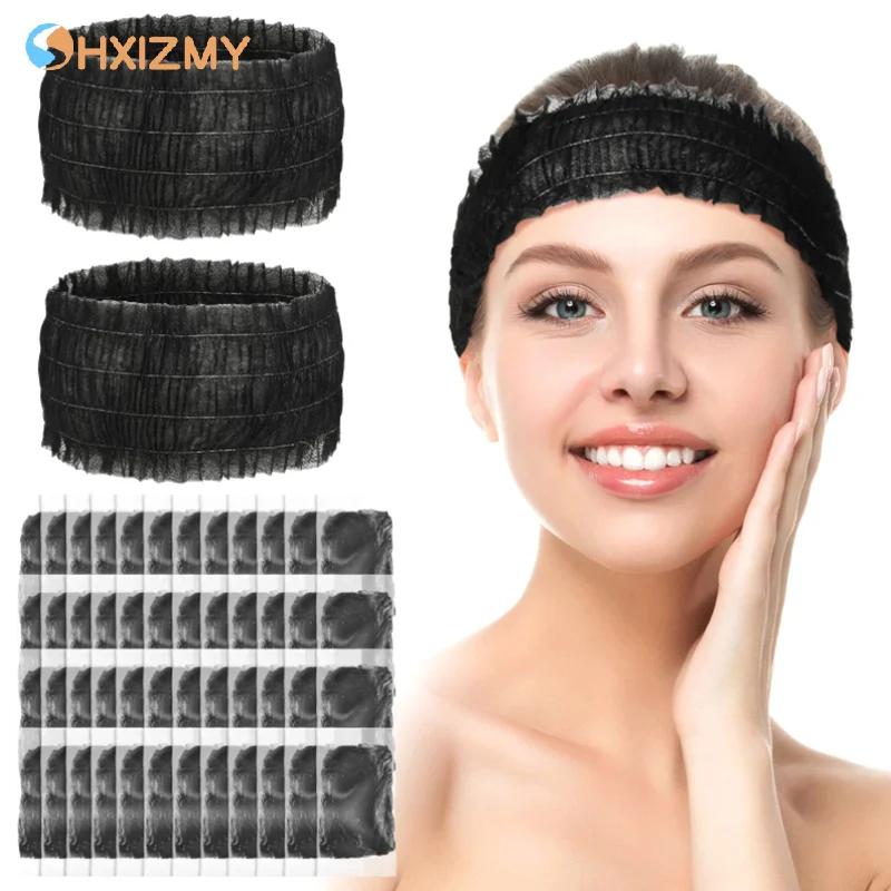 Hair Care Journey - 100 pièces bandeaux jetables Non tissés