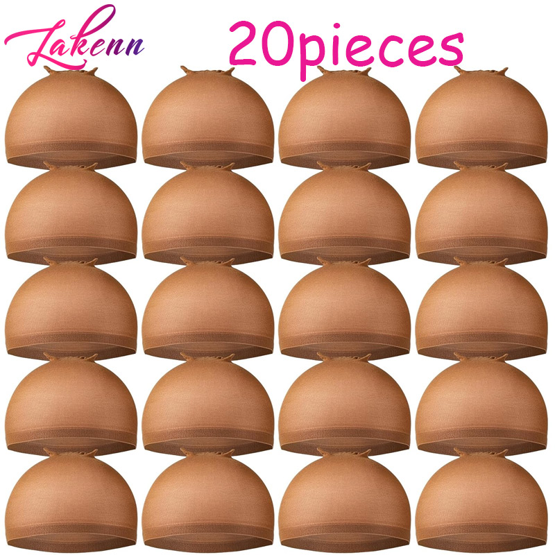 Wig Cap Stocking - Bonnet de perruque marron foncé pour