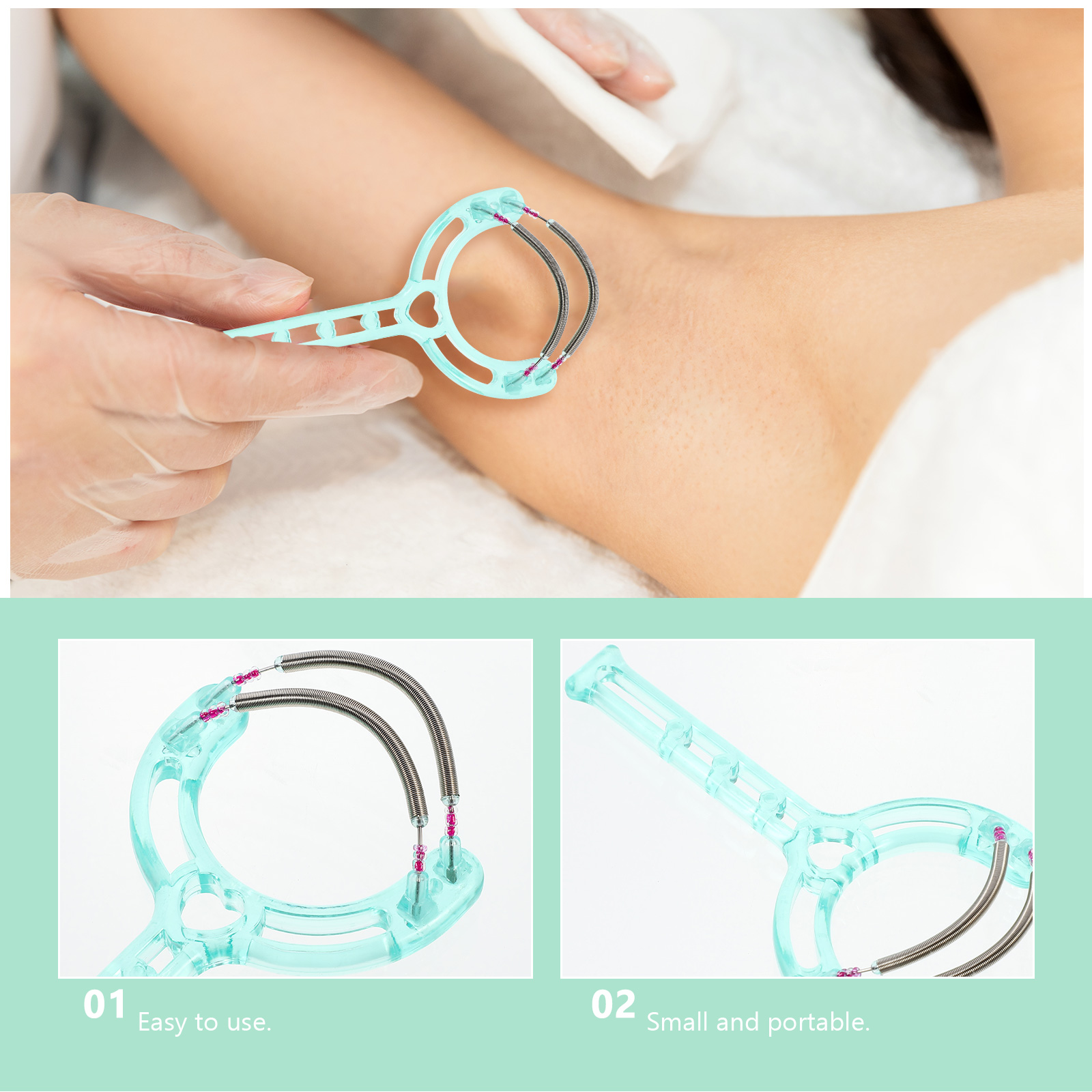 Hair Care Clinic - Épilateur à ressort pour poils du