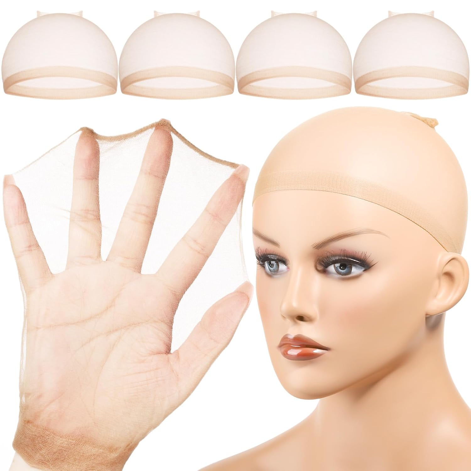 Wig Cap Stocking - Bonnet de perruque en maille de
