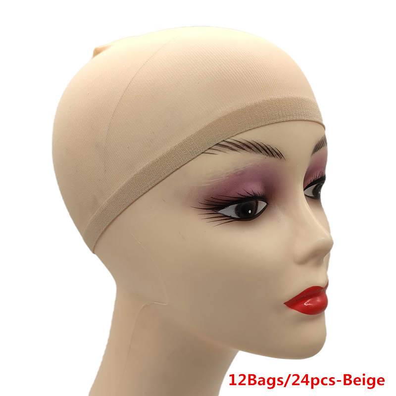 Lot de 12/24 bonnets à perruqu - Wig Cap Stocking avis et prix