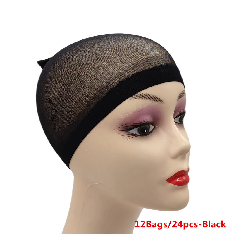 Lot de 12/24 bonnets à perruqu - Wig Cap Stocking avis et prix