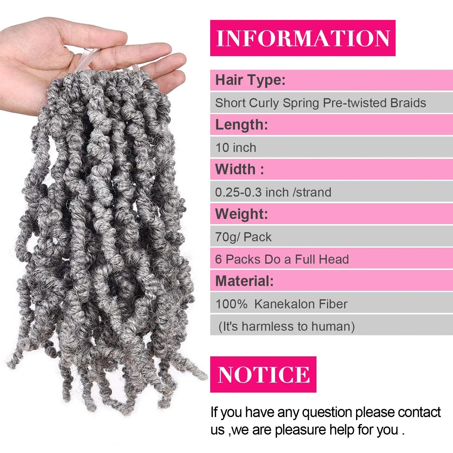 Tresses Synthétiques Courtes B - Braiding Hair Kanekalon avis et prix