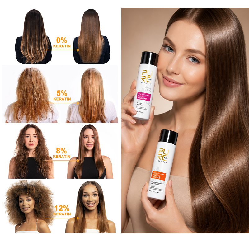 Traitement capillaire à la kér - Hair Care Keratin Shampoo avis et prix