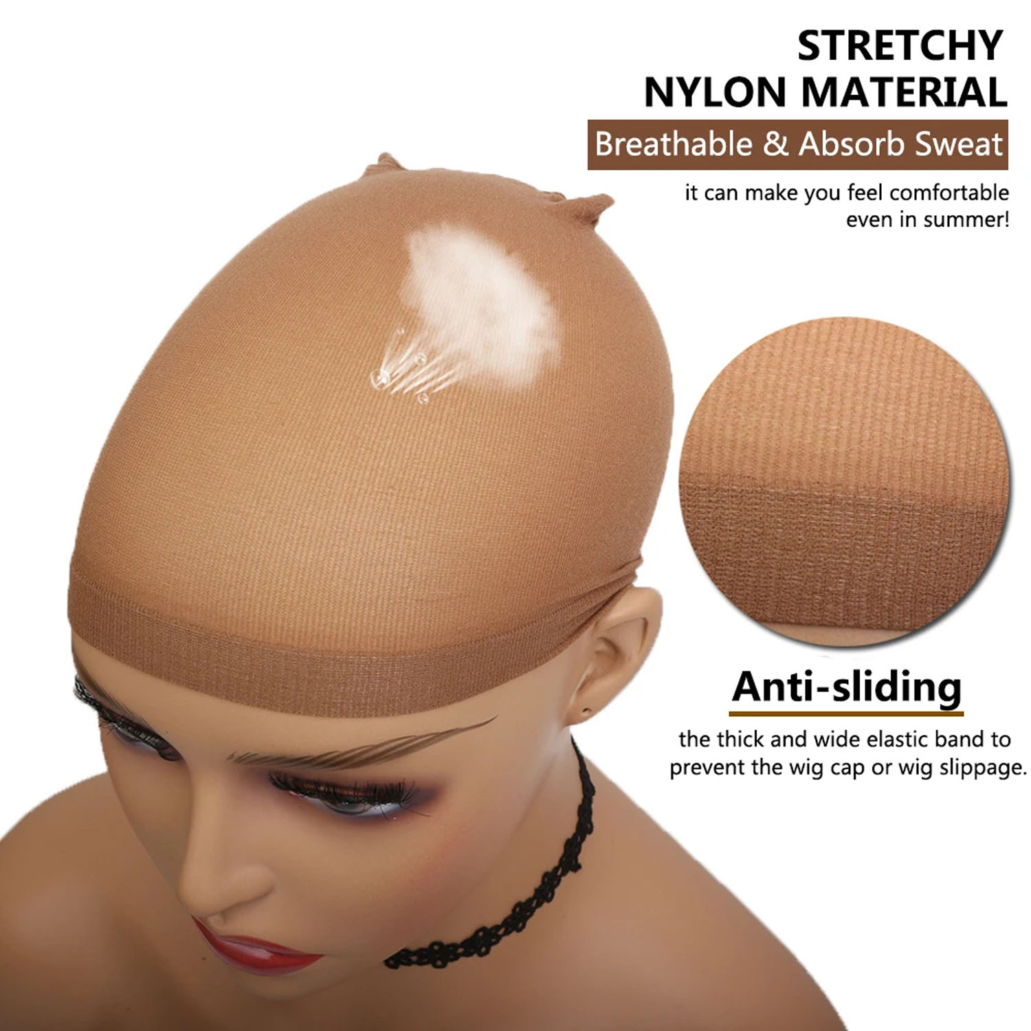 20/30 pièces pas cher cheveux  - Wig Cap Stocking avis et prix