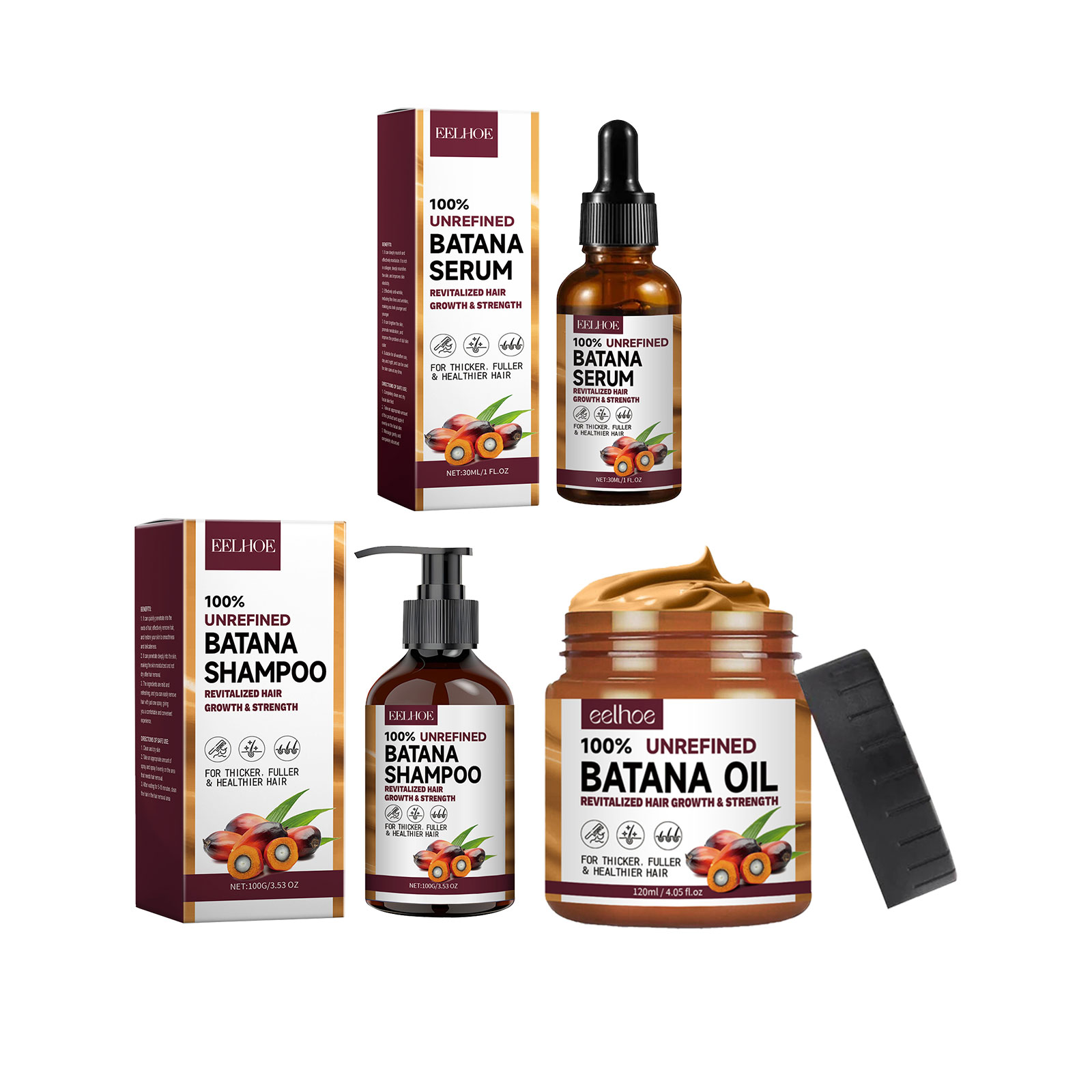 EELHOE huile de Batana naturel - Hair Care Keratin Shampoo avis et prix