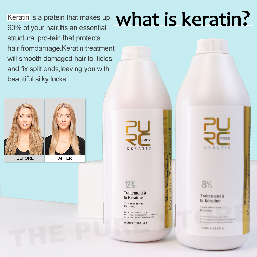 PURC-Traitement Lissant pour É - Hair Care Keratin Shampoo avis et prix
