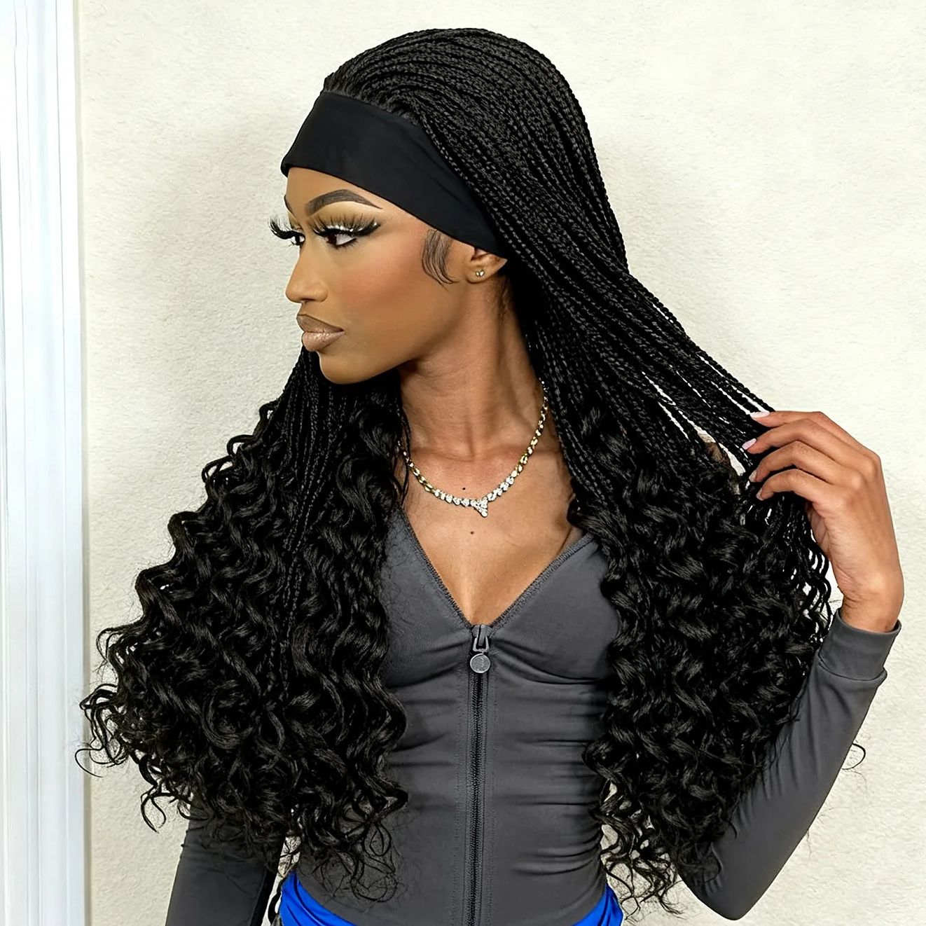 Perruque tressée bandeau perru - Braiding Hair Kanekalon avis et prix