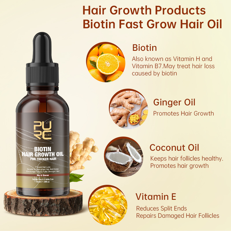 PURC biotine huile de croissan - Hair Care Keratin Shampoo avis et prix